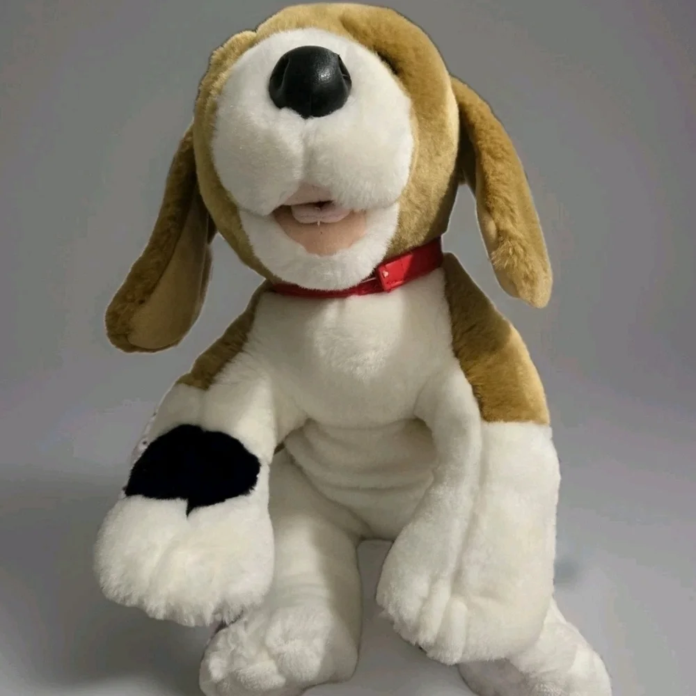 BABW Build a Bear Dog Collar Puppy Plush Stuffed Toy EUC